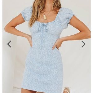 Blue Verge Girl Dress